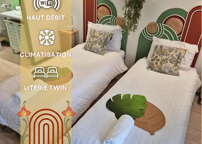 Boudoir - Clim-Wifi-Twin-Gare